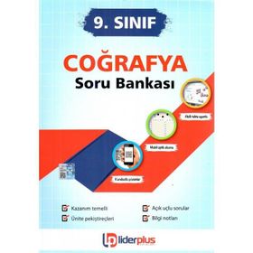 Lider Plus Yayınları 9. Sınıf Coğrafya Soru Bankası