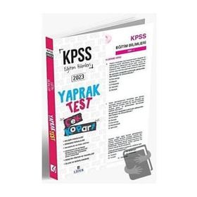Lider Yayınları 2023 KPSS Eğitim Bilimleri Yaprak Test Çek Kopart