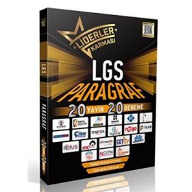 Liderler Karması 8. Sınıf LGS Paragraf Denemeleri 20 Yayın 20 Deneme