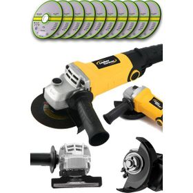 Lieber German Teknoloji Bakır Sargı Devir Ayarlı 3400 W 10 Taş Spiral Avuç İçi Kesme ve Taşlama Makinası