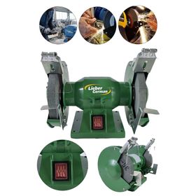 Lieber German Turbo Motorlu 3600 Watt Çark Motoru Zımpara Balta Bıçak Bileme Makinesi 125 mm Taş Motoru Taslama