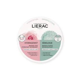 Lierac 2x6 ml Duo Mask Hydragenist Sebologie Anında Nemlendirici Peeling Etkili Maske