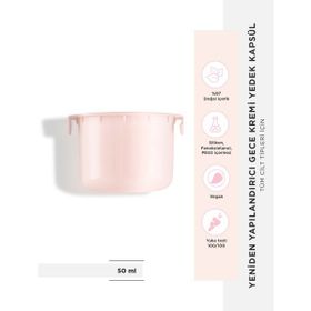 Lierac 50 ml Lift Integral Night Cream Refill Sıkılaştırıcı Vegan Gece Bakım Kremi Yedek Kapsül