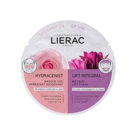 Lierac 6 ml Hydragenist SOS Mask + Lift 6 ml Integral Flash Lift Mask