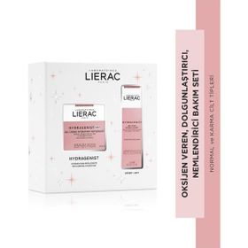 Lierac Hydragenist Moisturizing Oksijen Veren 50 ml Krem Jel Hydragenist Pürüzsüzleştirici 15 ml Göz Kremi