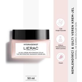 Lierac Hydragenist the Rehdyrating Radiance Krem Jel 50 ml Yedek Kapsül