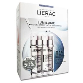 Lierac Lumilogie Gece ve Gündüz Konsantresi 30 ml Koyu Leke Karşıtı Aydınlık Veren 50 ml Maske