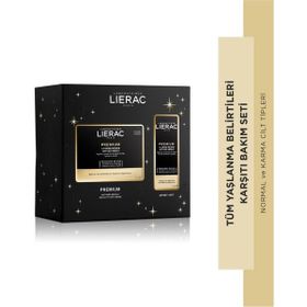 Lierac Premium Silky Cream Kırışıklık Karşıtı 50 ml Krem Premium Eye Cream Yaşlanma Karşıtı 15 ml Göz Kremi