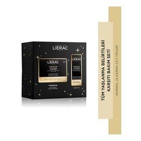 Lierac Premium Silky Cream Kırışıklık Karşıtı 50 ml Krem Premium Eye Cream Yaşlanma Karşıtı 15 ml Göz Kremi