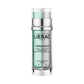 Lierac Sebologie Double Concentrate 2x15 ml Pürüzlü Ciltler İçin Yoğun Bakım Sunan Çift Etkili Gece Kremi
