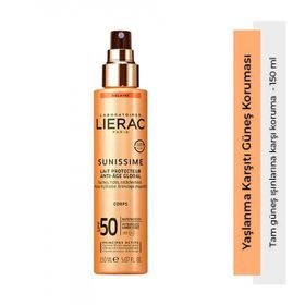 Lierac SPF50 150 ml Paris Sunissime Anti Age Global Corps Spray