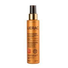 Lierac Sunissime Energizing Prote Milk 150 ml Spf50+ Vücut için Yaşlanma Karşıtı Güneş Sütü