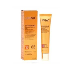 Lierac Sunissime Energizing Protective Fluid Spf30 Yüz Ve Dekolte Bölgesi İçin Global Yaşlanma Karşıtı Enerji Veren Güneş Kremi