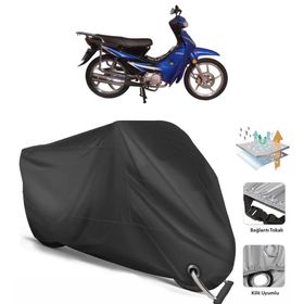 Lifan TAY 100 Siyah Arka Çanta Uyumsuz Ultra Kalın Su Geçirmez Motor Brandası