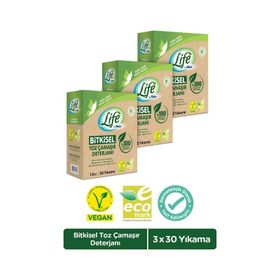 Life By Fakir 1500 ml Bitkisel Bazlı Vegan Sıvı Çamaşır Deterjanı (2 adet)