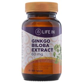 Life In Ginkgo Biloba Extract 60 mg 60 Tablet