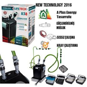 Life Tech 1200 L-H Siyah Kova İçi Dolu Filtre
