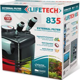 Life Tech 835 Siyah Dış Akvaryum Filtresi