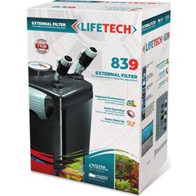 Life Tech Siyah Kova İçi Dolu 1500 Lt/h Dış Filtre