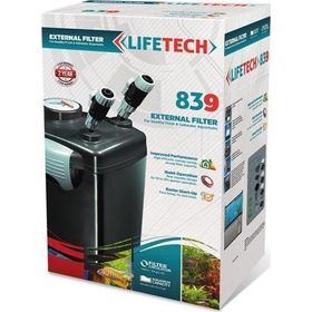 Life Tech Siyah Kova İçi Dolu 1500 Lt/h Dış Filtre
