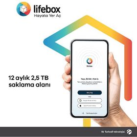 Lifebox Online 2.5TB Premium 12 Aylık Üyelik