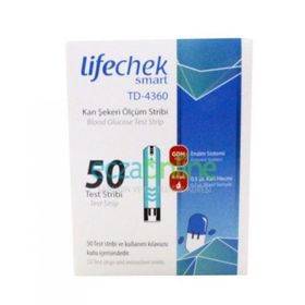 Lifechek Smart TD-4360 Kan Şekeri Ölçüm Stribi - 50 Strip