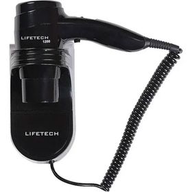 Lifetech 1200 W Siyah Otel Tipi Saç Kurutma Makinesi