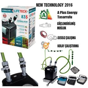Lifetech 835 1000 L/H Akvaryum Dış Filtre