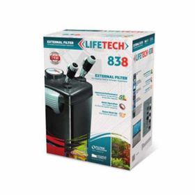 Lifetech 838 Siyah 3 Sepetli İçi Dolu 28w 1200 lt/s Akvaryum Dış Filtre