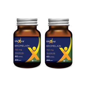 Lifextra Bromelain 750 mg 60 Kapsül