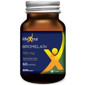 Lifextra Bromelain 750 mg İçeren 60 Kapsül