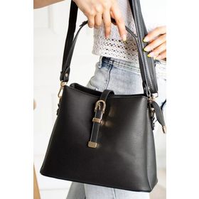 Lifonbag Siyah Kadın Kol ve Omuz Çantası