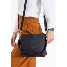 Lifonbag Siyah Kadın Kol ve Omuz Çantası