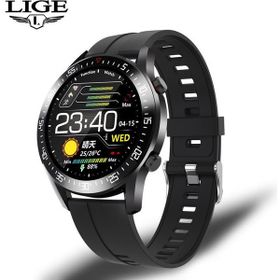 Lige 2xudc BW0160 Silikon Siyah Akıllı Saat