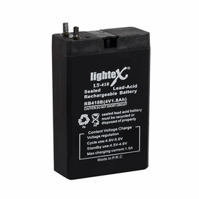 Lightex LT-418 4V 1.8Ah Bakımsız Işıldak Aküsü
