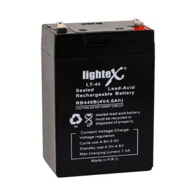 Lightex LT-44 4 V 4 Ah Bakımsız Işıldak Aküsü