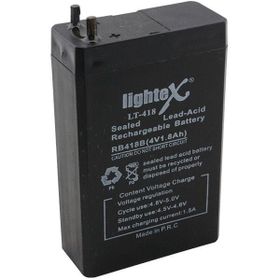 Lightex LT418 4V 1.8A Işıldak Aküsü