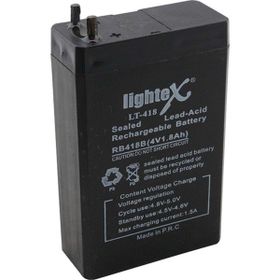 Lightex LT418 4V 1.8A Işıldak Aküsü