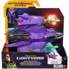 Lightyear HHJ61-008 Zurg 24 cm Savaş Uçağı Figürü ve 6 cm Zurg Figürü