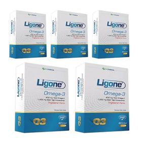 Ligone Omega 3 5x60 Kapsül Balık Yağı