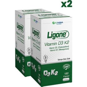 Ligone Vitamin D3 K2 2x120 Kapsül