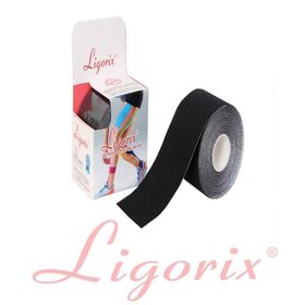 Ligorix Kinesio Tape Siyah 5 cm 5 mt Sporcu Bandı