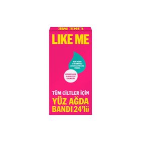 Like Me Tüm Ciltler İçin 24'lü Yüz Ağda Bandı