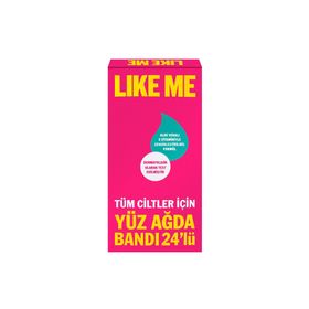 Like Me Tüm Ciltler İçin 24'lü Yüz Ağda Bandı