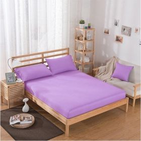 Lila 100x200 cm Tek Kişilik Penye Çarşaf