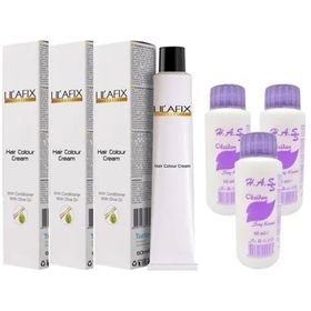 Lilafix 0.01 Gri 3 Adet Oksidan ve Saç Boyası