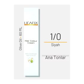 Lilafix 1.0 Siyah Tüp Krem 60 ML Saç Boyası