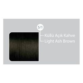 Lilafix 5.1 Küllü Açık Kahve 100 ML Saç Boyası+ 20 V 60 ML Oksidan