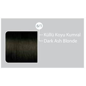 Lilafix 6.11 Yoğun Küllü Koyu Kumral 100 ML Saç Boyası+30 V 60 ML Oksidan