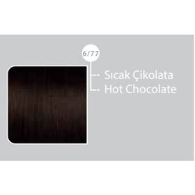 Lilafix 6.77 Sıcak Çikolata 100 ML Saç Boyası+20 V 60 ML Oksidan